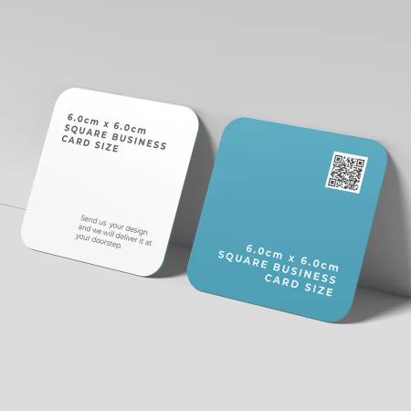 square visitng blue card