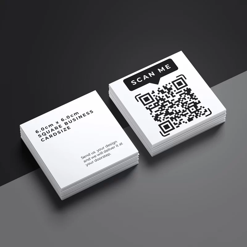 square visitng qr card