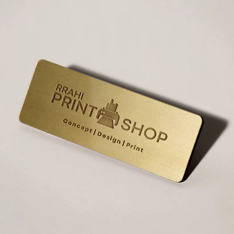 rrahi print shop name badge